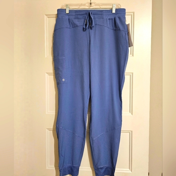 New Barco Powder Blue Women's Scrub Pants sz medium - Picture 1 of 6
